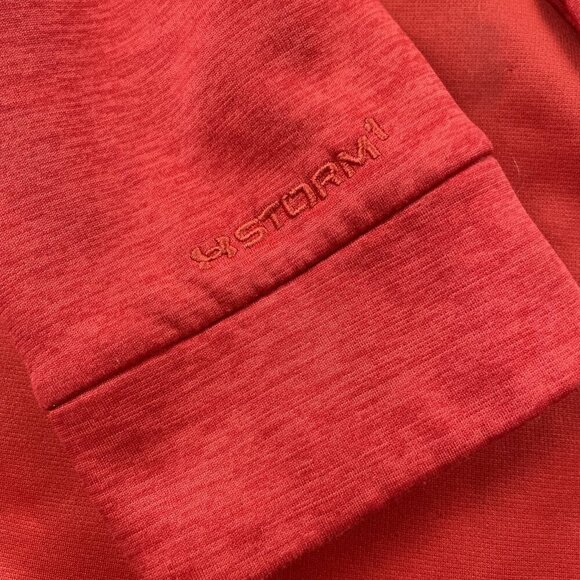 Under Armour Storm1 Hoodie Sweatshirt Mens L Red Loose Fleece Long Sleeve - Picture 8 of 11